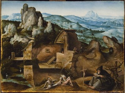La tentación de San Antonio de Joachim Patinir